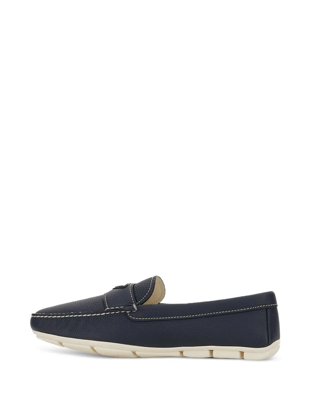 Prada Loafers met logo Blauw