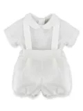 La Stupenderia cotton-blend romper set - White