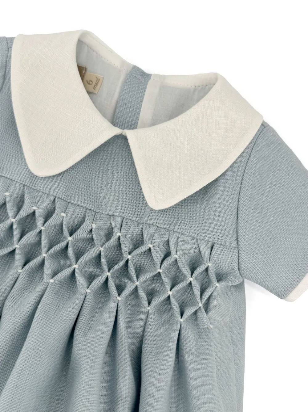 La Stupenderia Babypakje met linnen-katoenblend Blauw