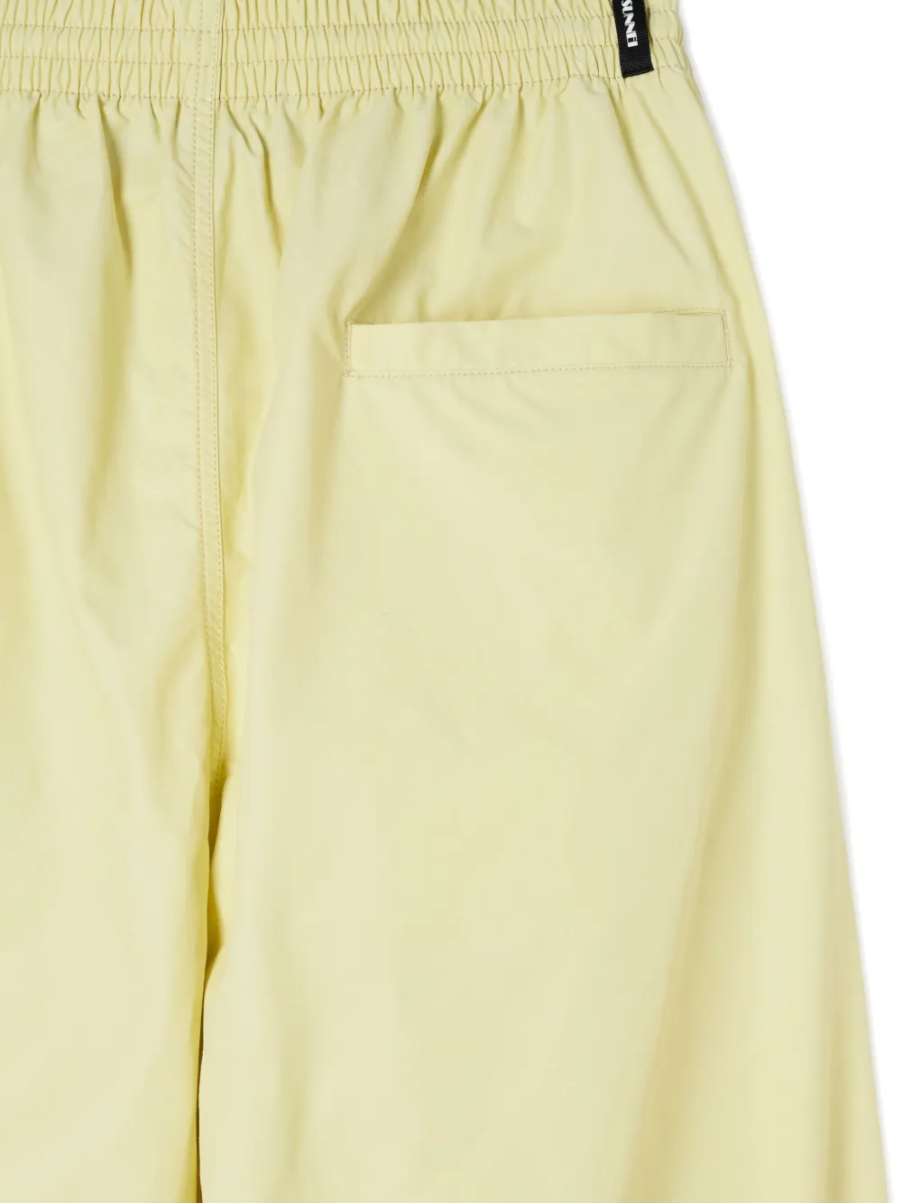 Sunnei Broek met elastische taille en toelopende pijpen Geel