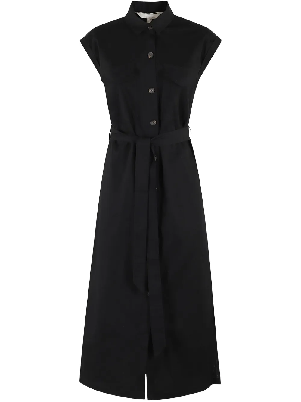 belted shirt dress