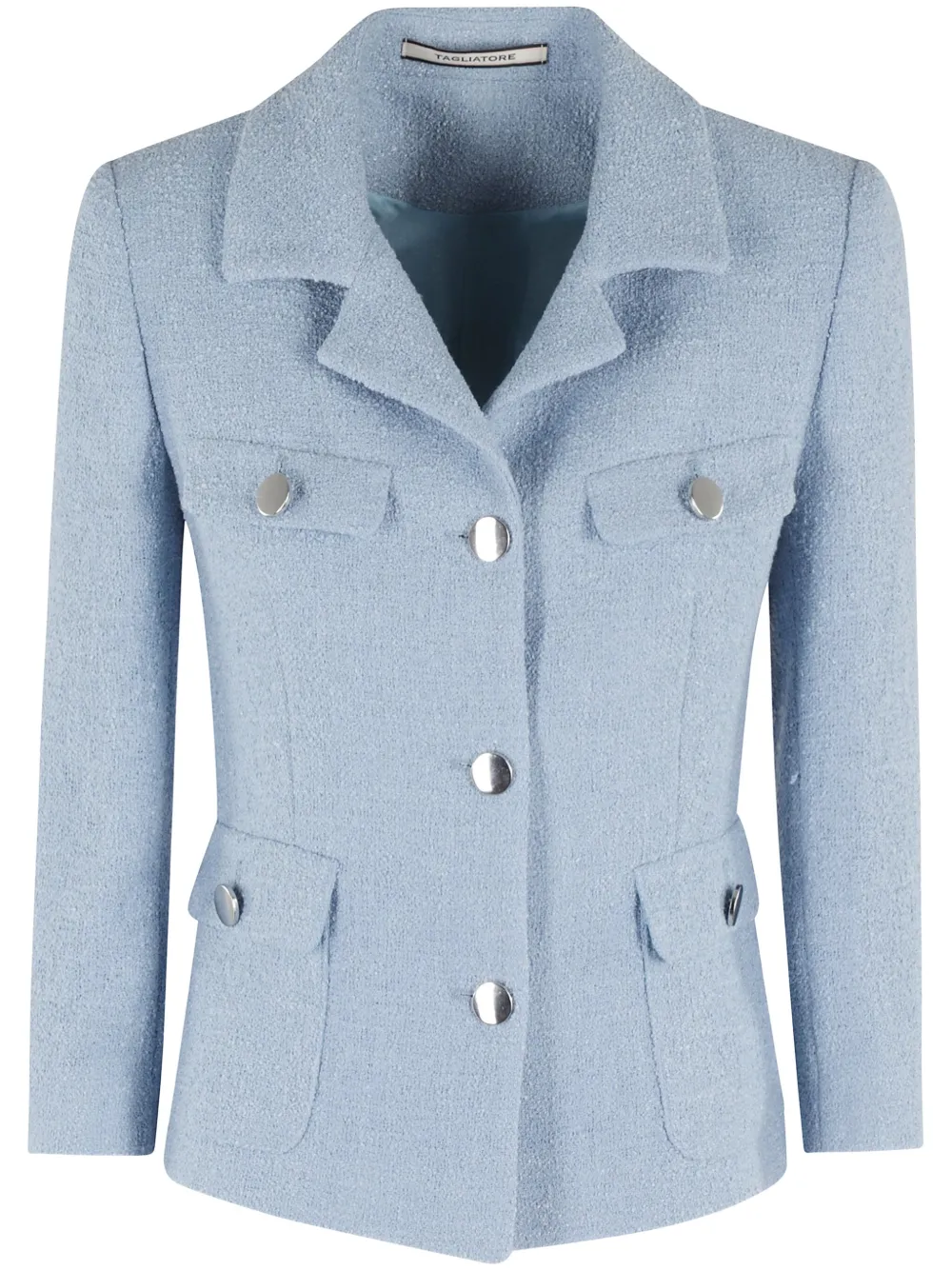 Tagliatore Blazer met enkele rij knopen Blauw