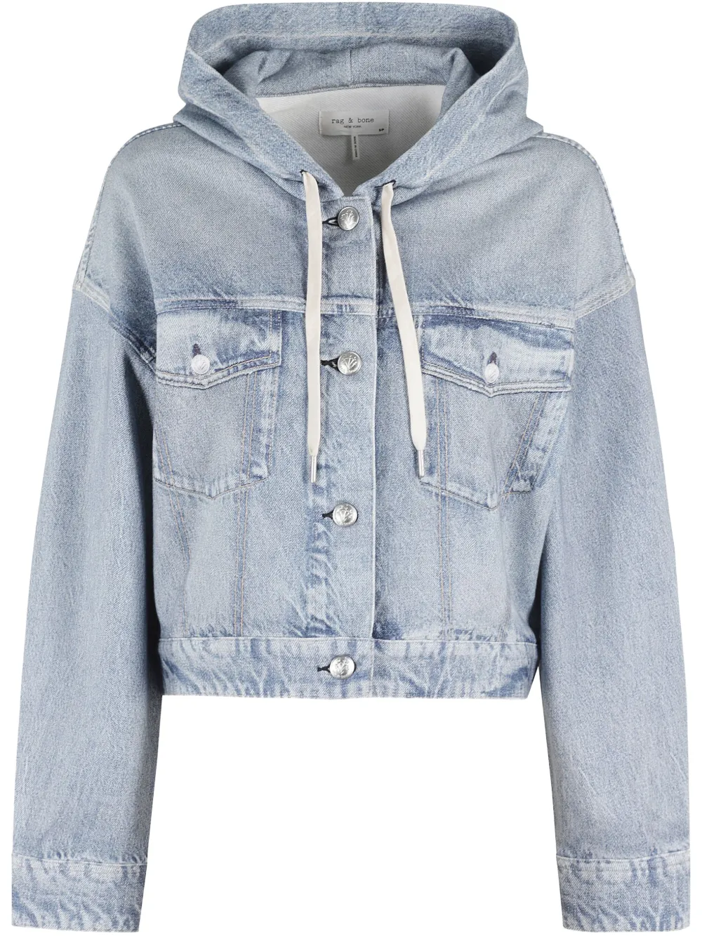 RAG & BONE HOODED DENIM JACKET