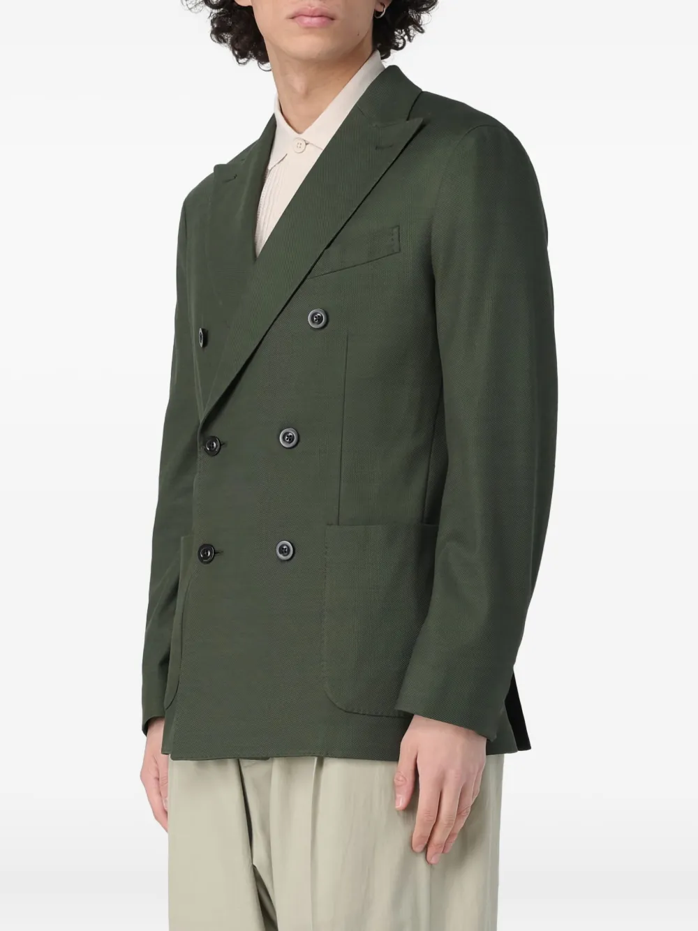 Boglioli double-breasted patch-pocket blazer | Suit & Dinner Jackets | Image 2