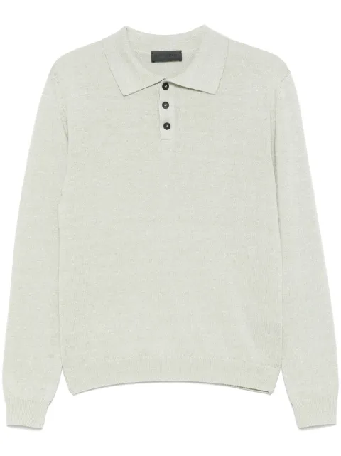 Iris Von Arnim mélange-effect polo shirt