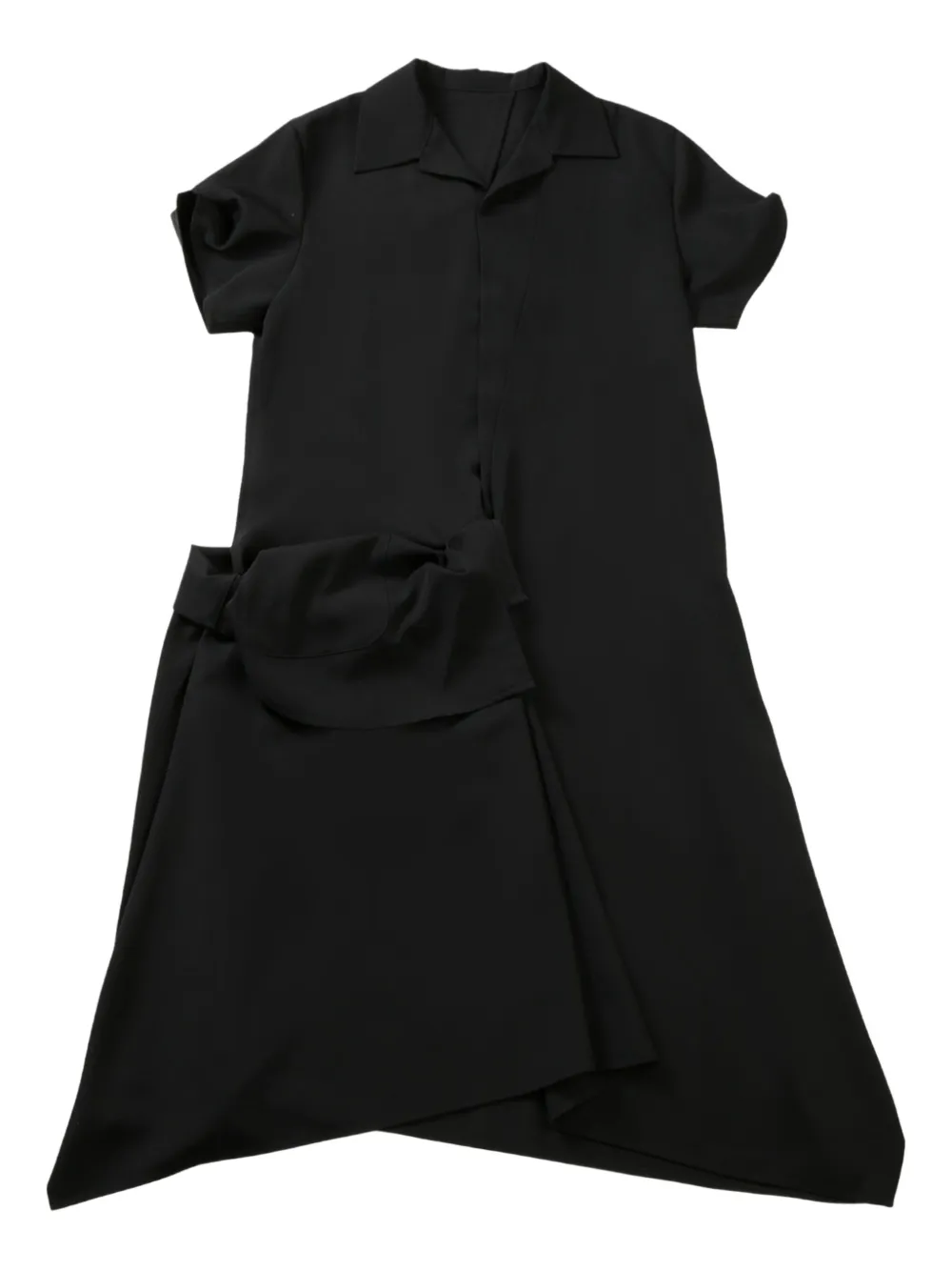 Yohji Yamamoto wool midi dress | Black | Image 1
