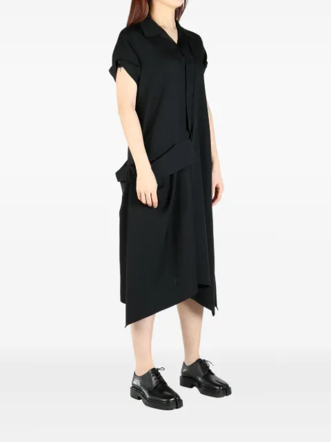 Yohji Yamamoto wool midi dress FPD62100 - 2