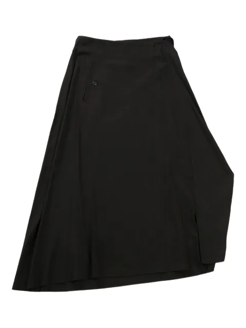 Yohji Yamamoto asymmetric-hem midi dress