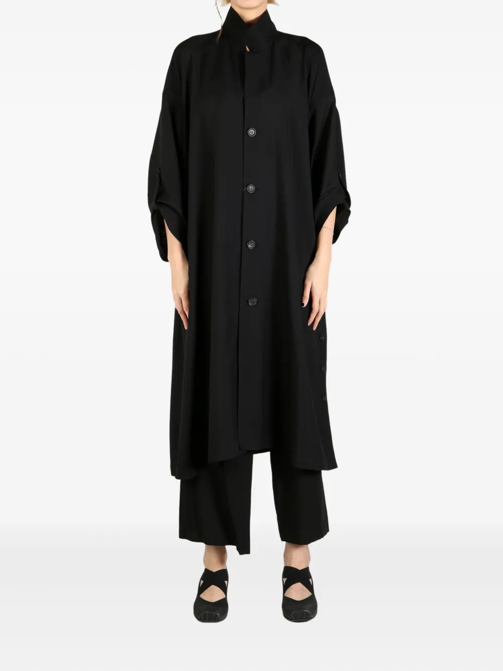 Yohji Yamamoto single-breasted coat | Single Breasted Coats | Image 2