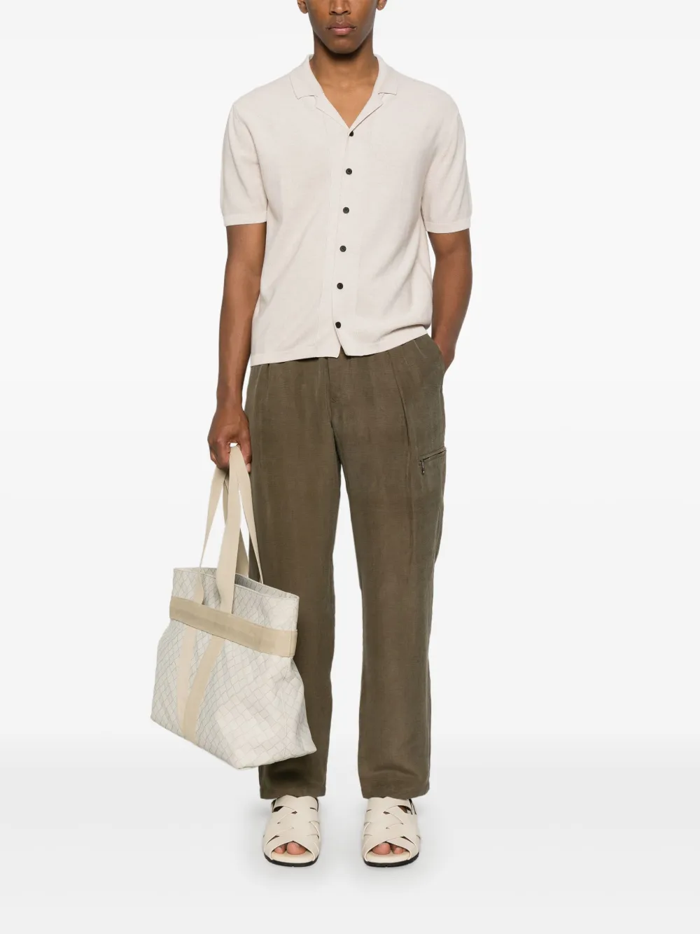 Iris Von Arnim Torello overhemd - Beige