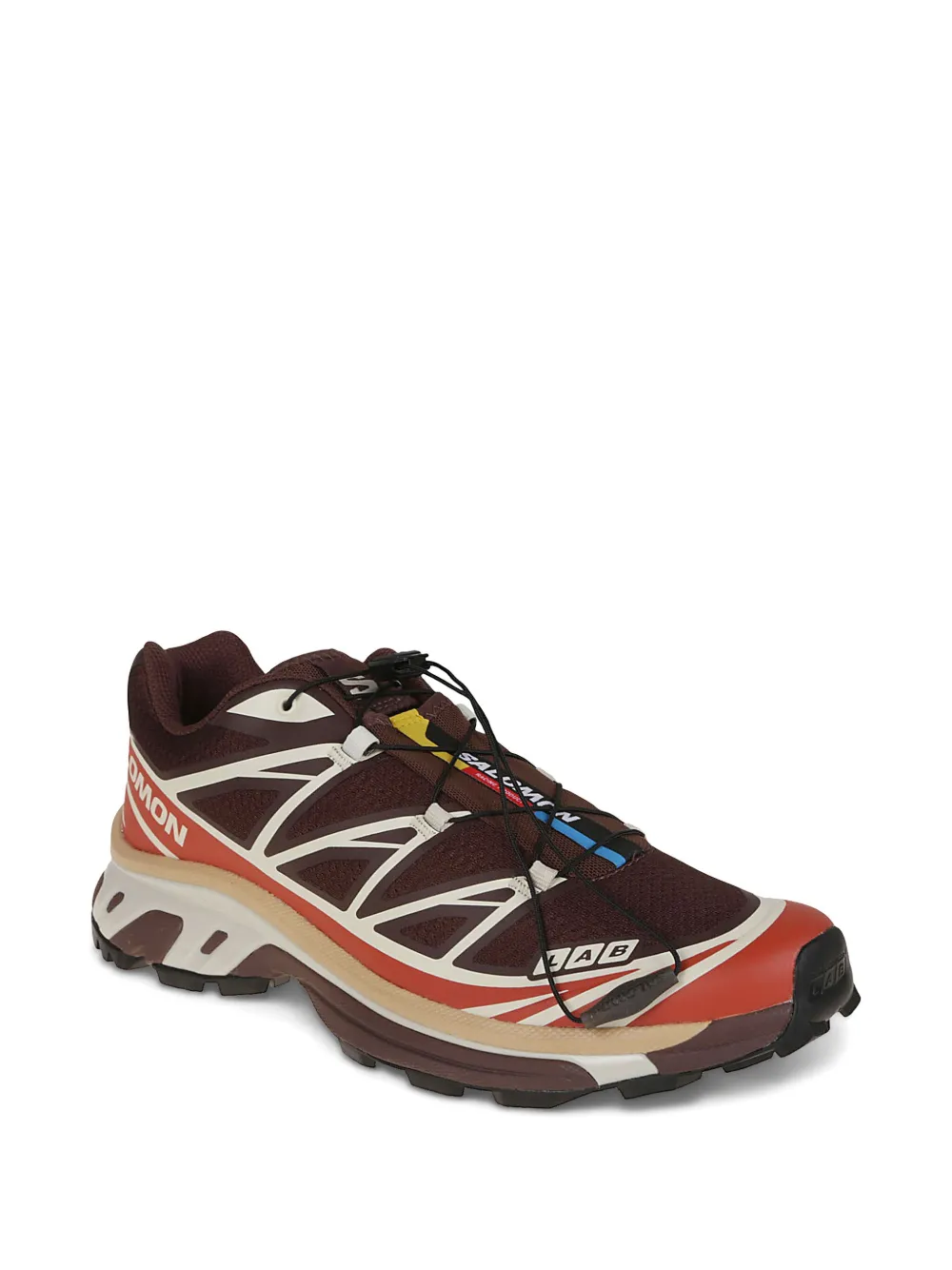 Salomon XT-6 panelled sneakers Brown