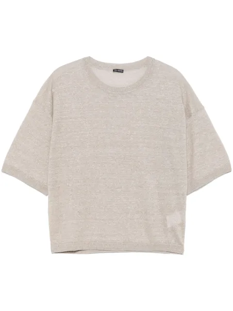 Iris Von Arnim top con cuello redondo