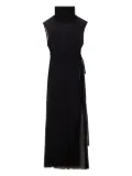 Sunnei high-neck maxi dress - Black