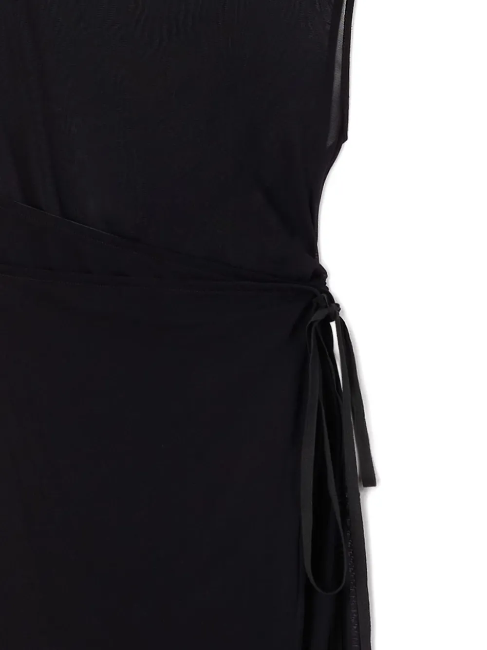 Sunnei Maxi-jurk met hoge hals Zwart