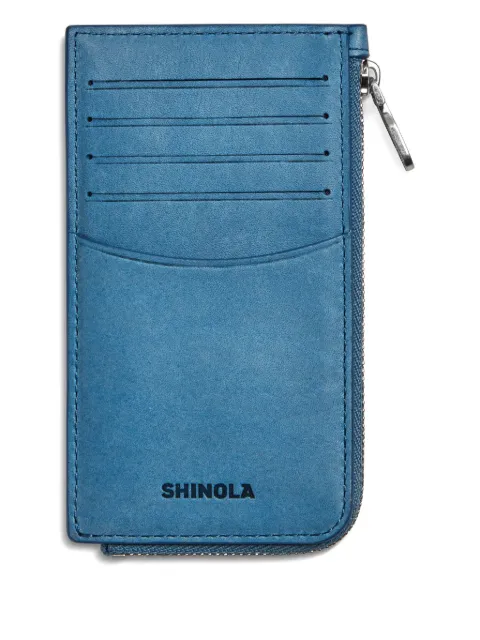 Shinola card slots zip wallet
