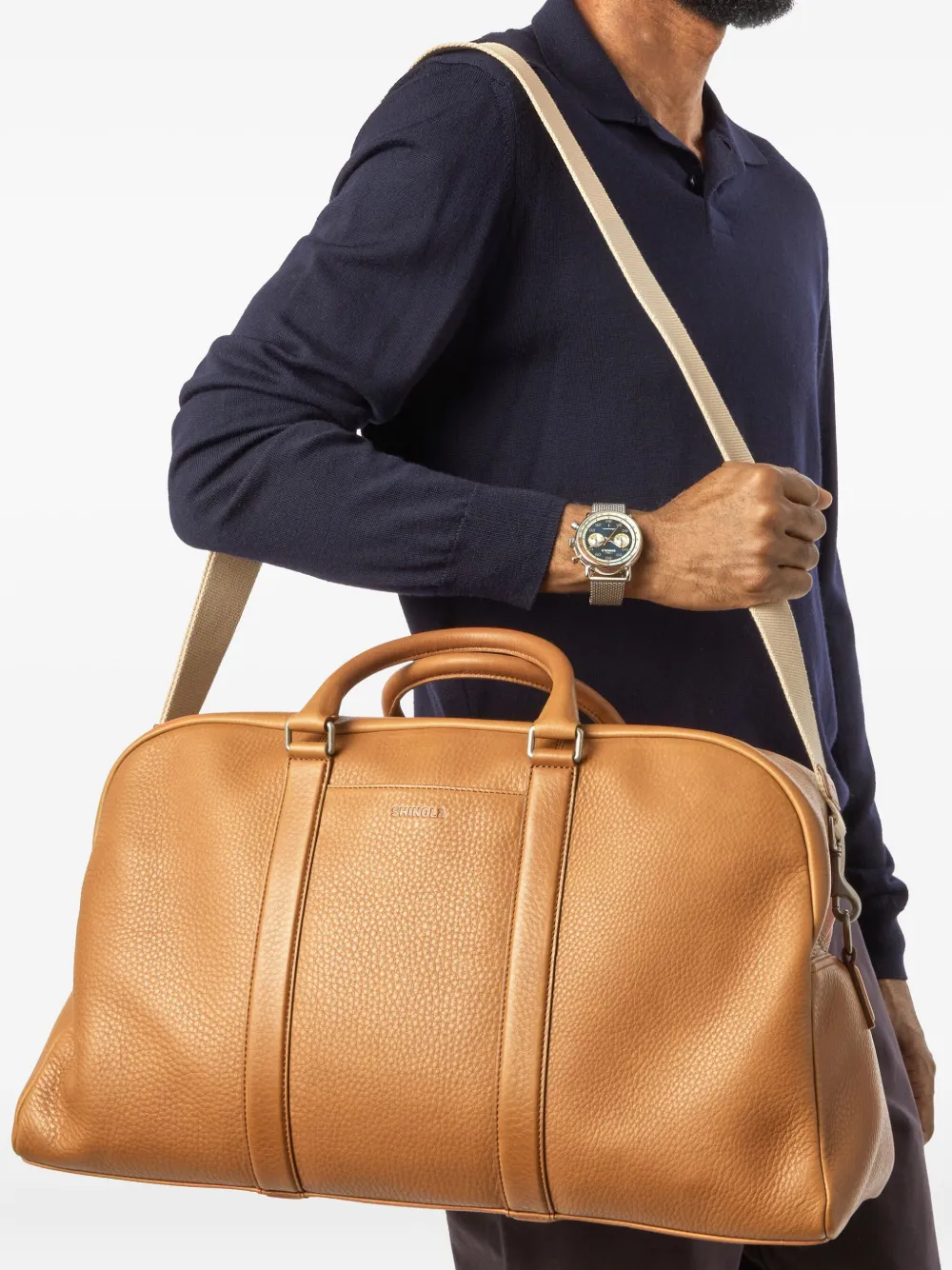 large Runwell Duffle leather bag