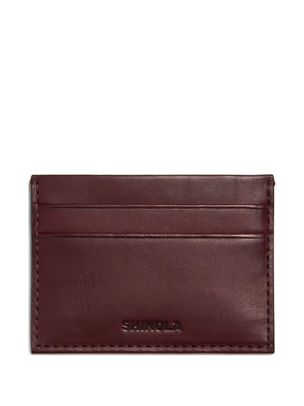 Shinola korthållare i läder | röd | Image 1