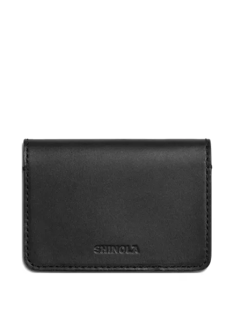 Shinola tarjetero con logo