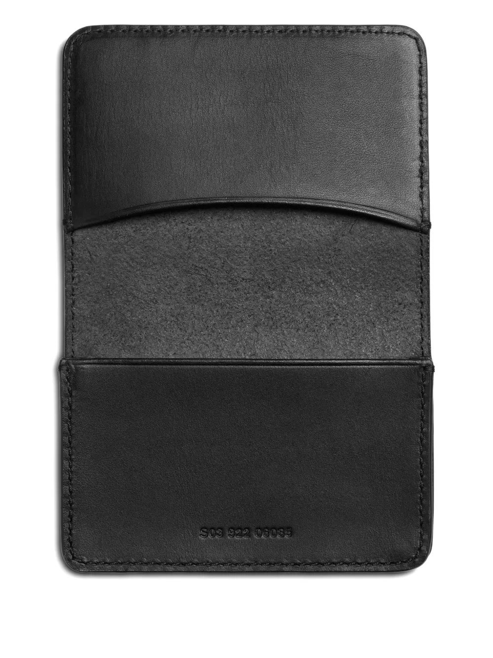 Shinola Leren pasjeshouder Zwart