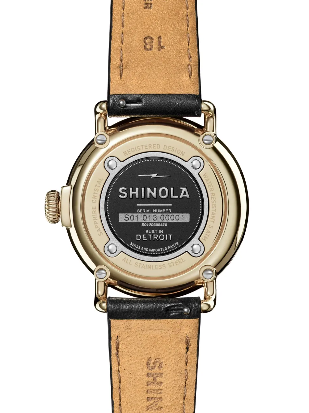 Shinola Argonite 36mm In Black