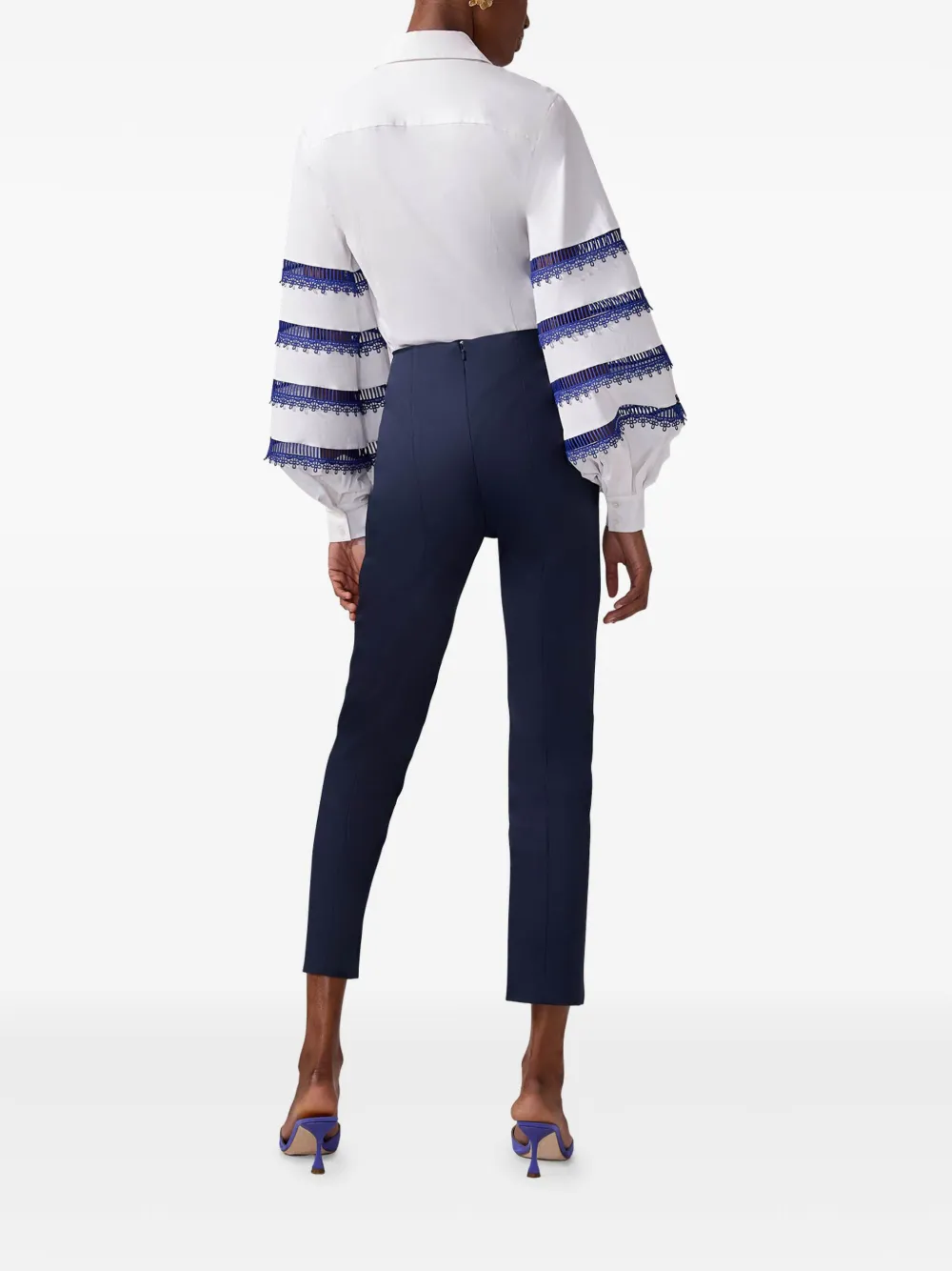 Carolina Herrera Skinny broek Blauw