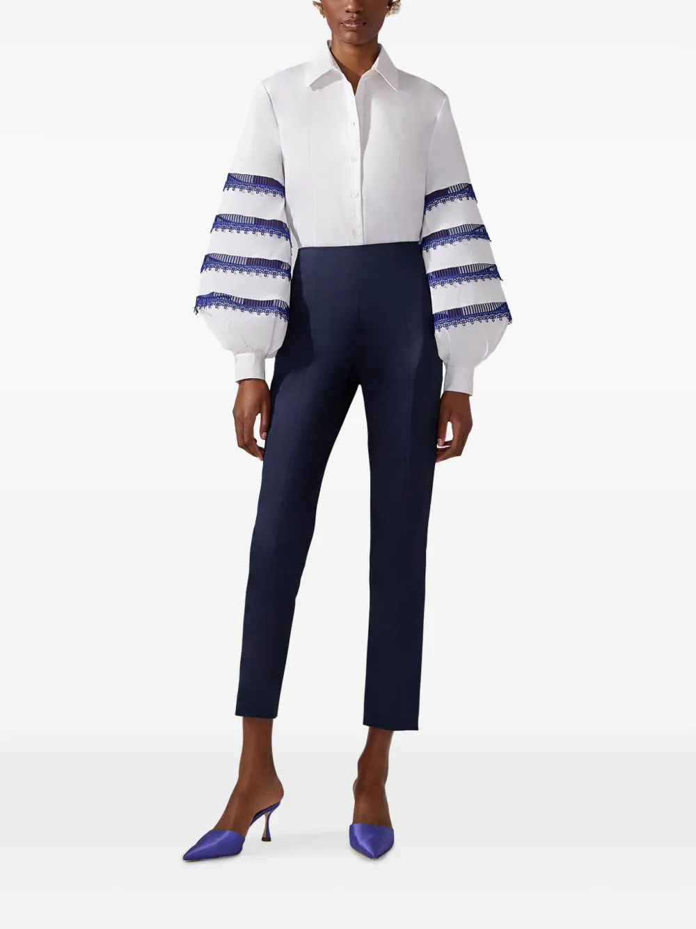 Carolina Herrera Skinny broek - Blauw