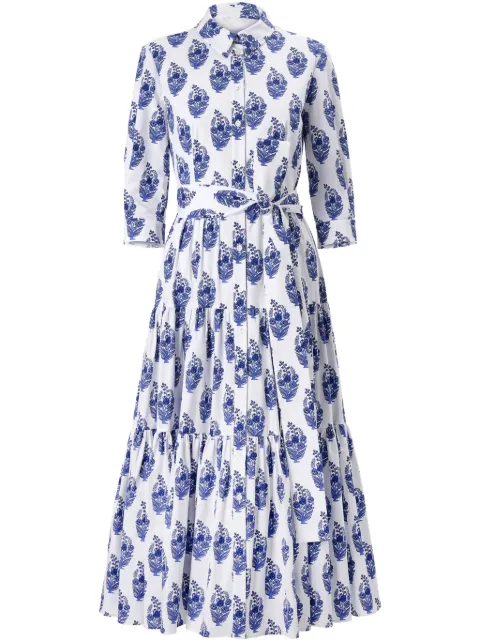 Carolina Herrera قميص طويل بطبعة زهور