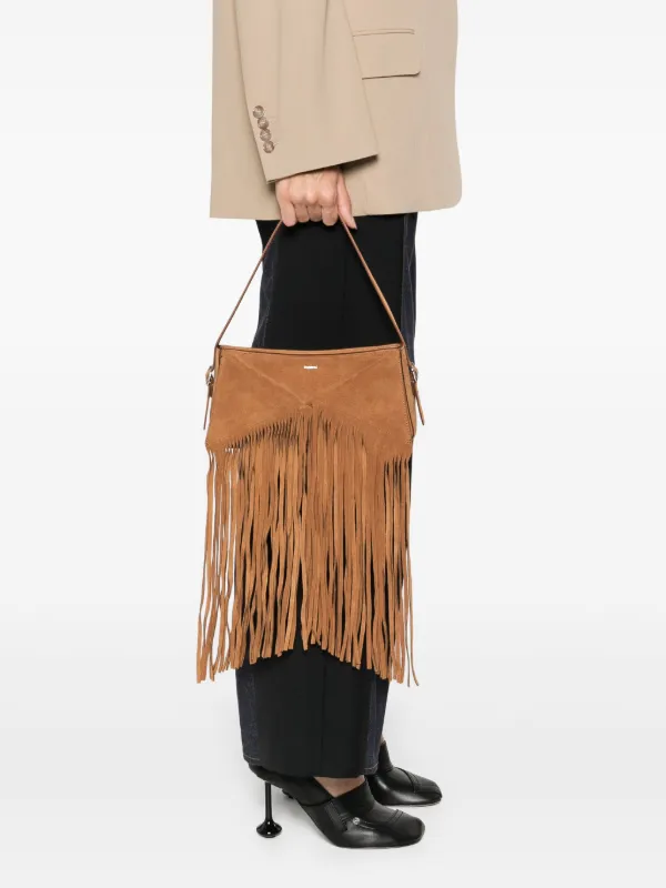 ショルダーバッグ・ポシェット COPERNI Woman Shoulder bag Brown COPBA38F6049 BRW Coperni Suede Shoulder Bag | Brown | FARFETCH