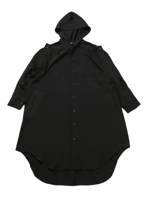 Yohji Yamamoto hooded midi dress