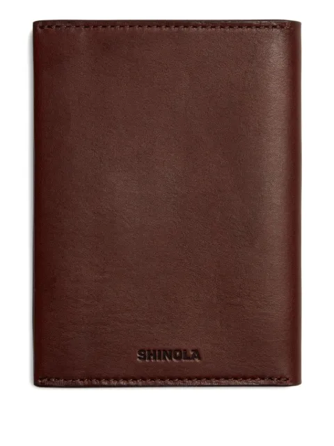 Shinola leather passport wallet
