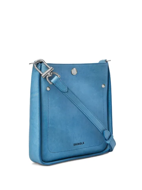 Shinola bolsa satchel con aplique