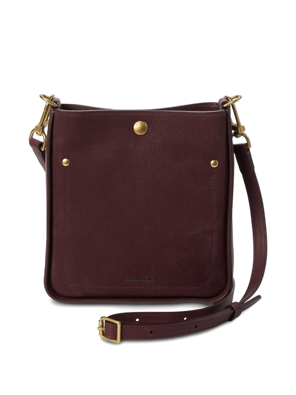 Shinola Borsa a spalla in pelle - Rosso