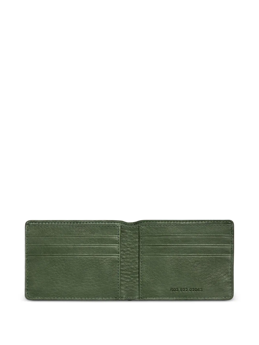 Shinola Portemonnee met textuur Groen