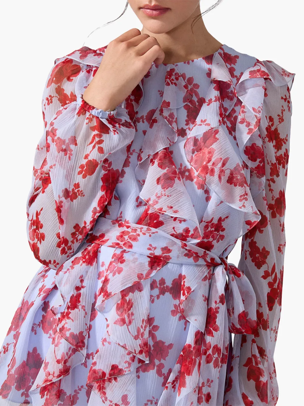 Carolina Herrera Top met bloemenprint Blauw