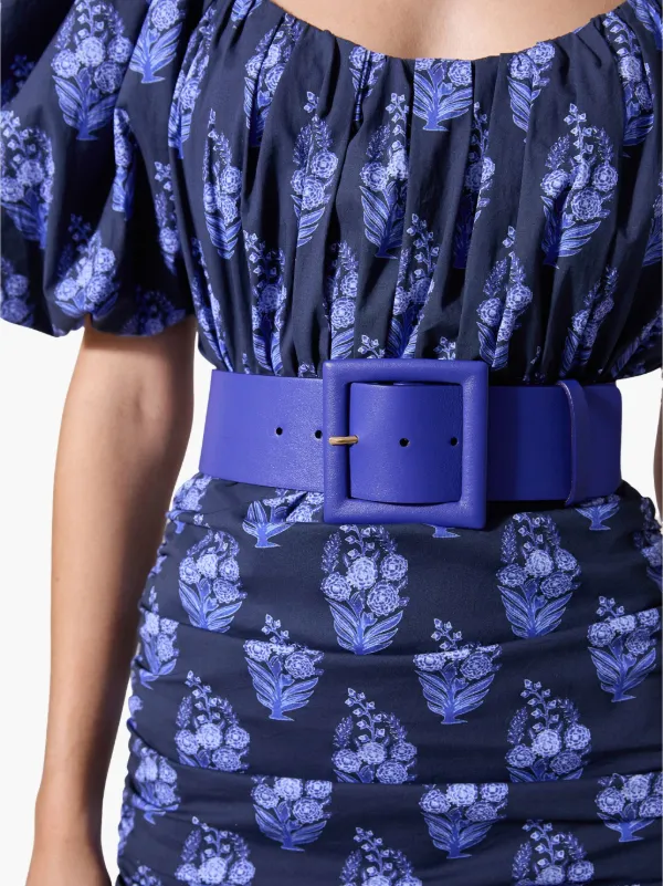 Carolina Herrera レザーベルト | ブルー | FARFETCH JP