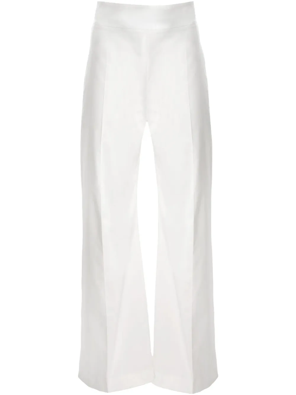 Carolina Herrera Broek met wijde pijpen Wit