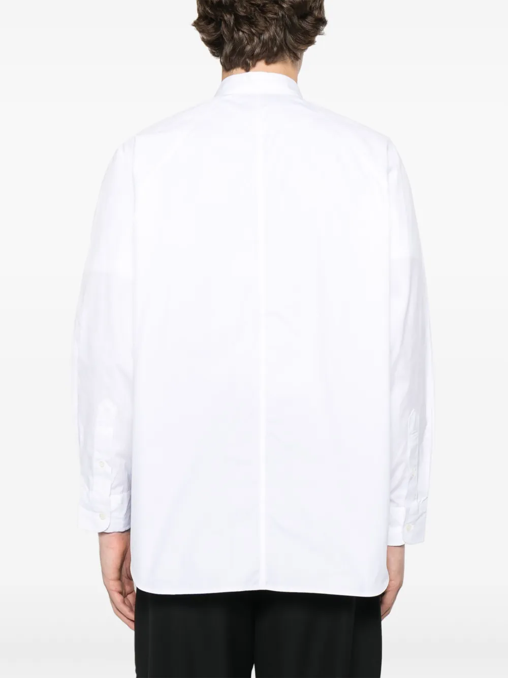 Comme des Garçons Homme Gestreept overhemd Wit