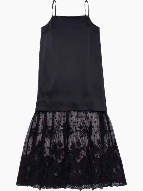 Sea slip dress con encaje