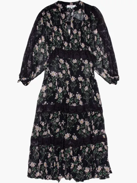 Sea tiered midi dress