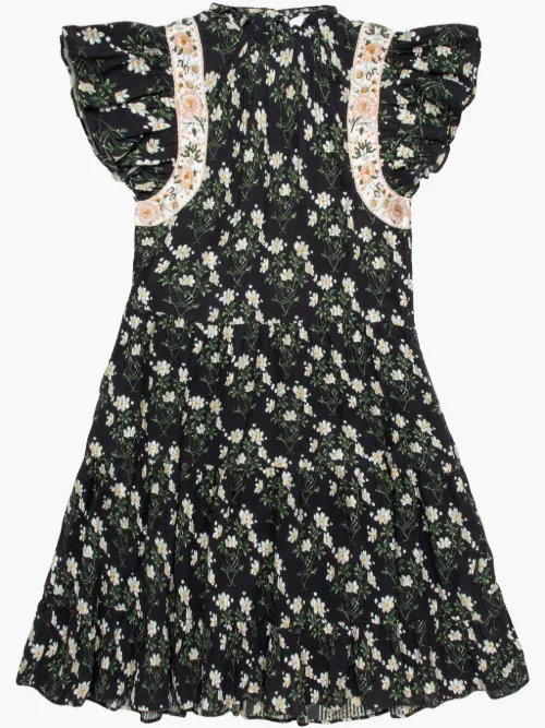 Sea robe courte à fleurs - Noir - Sea - Modalova