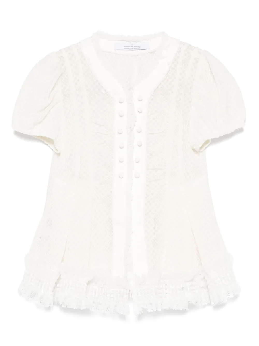 ROKH LACED VICTORIAN BLOUSE