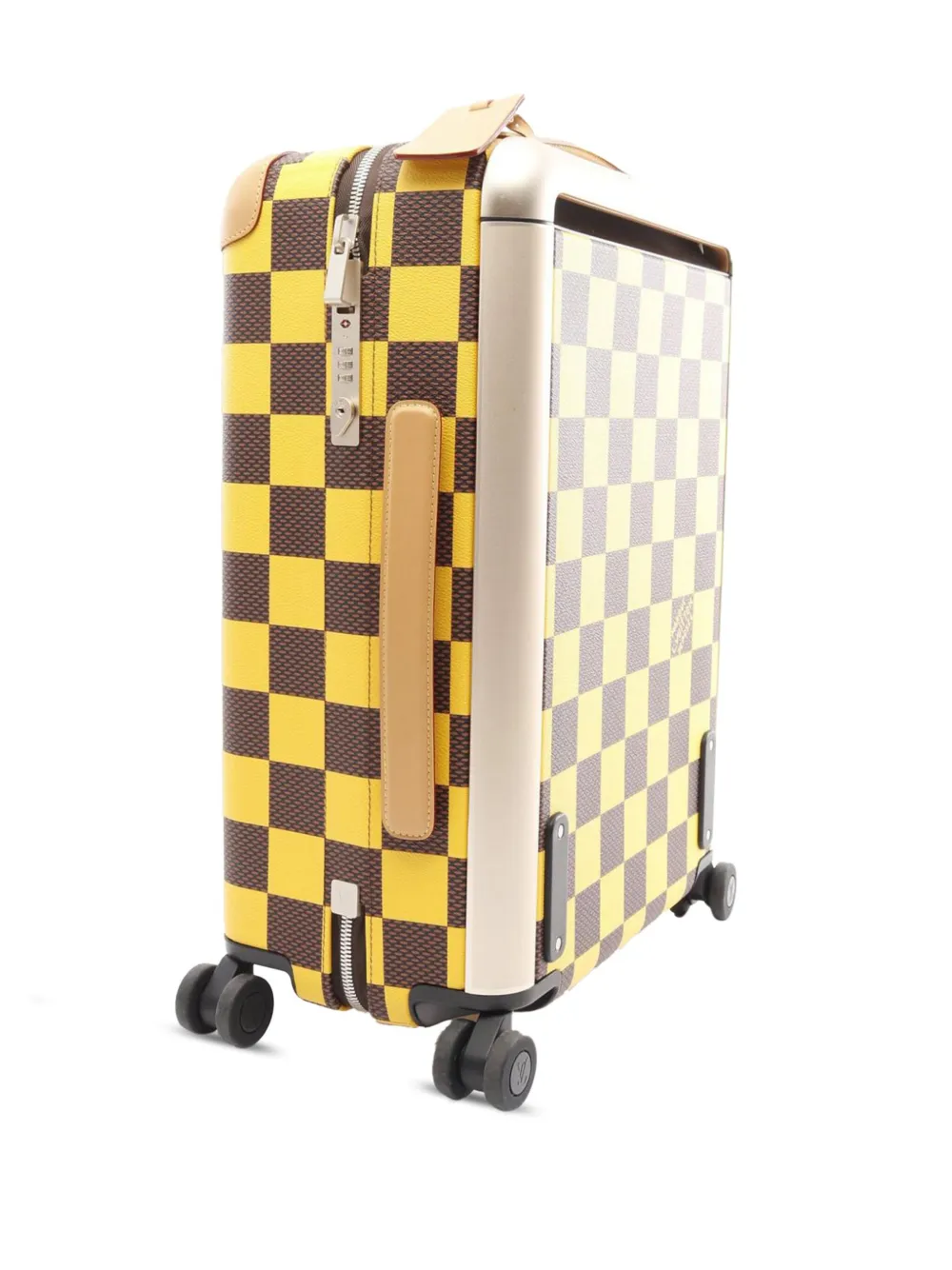 Louis Vuitton Pre-Owned 2021-2024 Damier Pop Horizon 55 travel bag - Geel