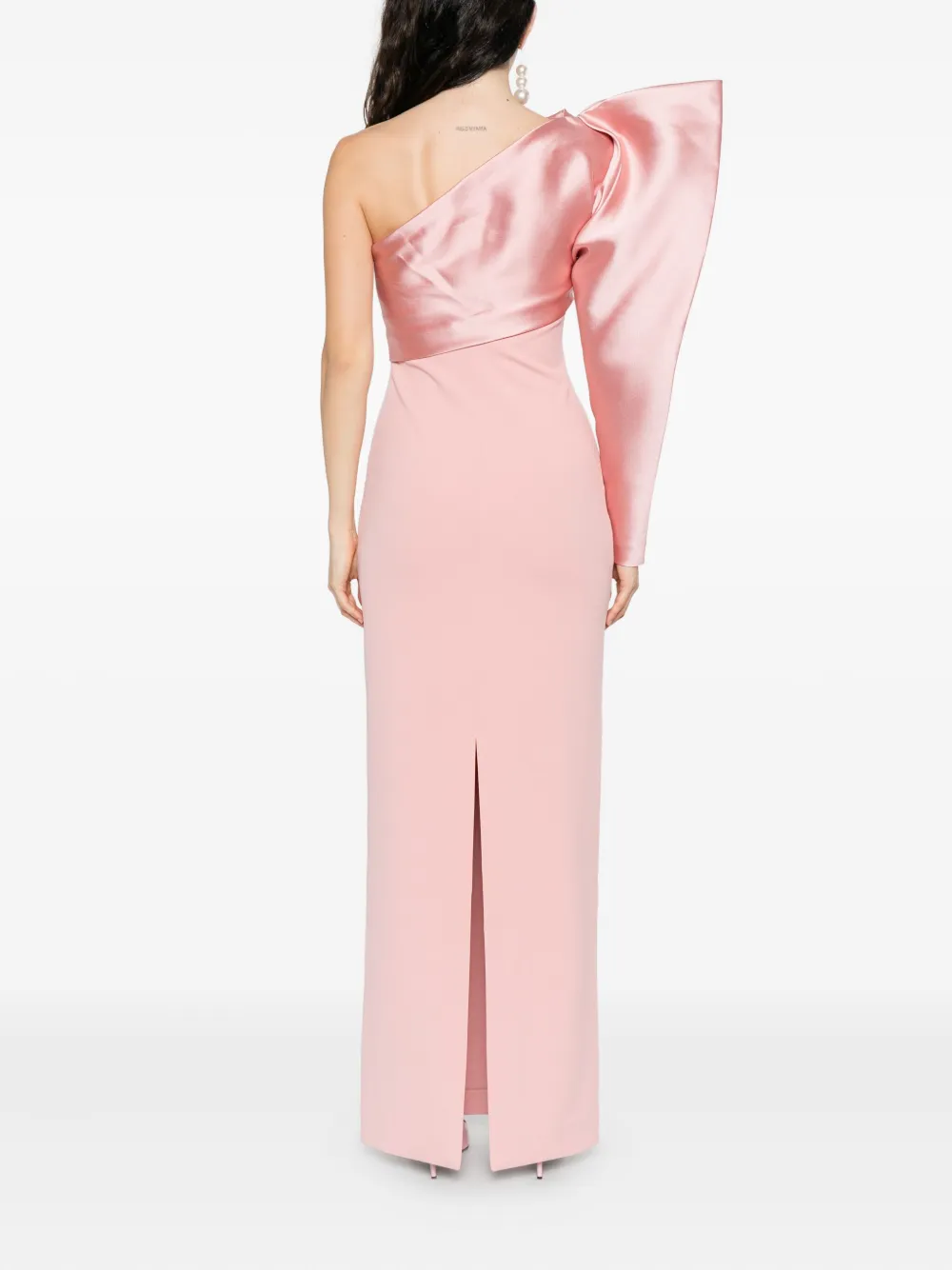 Solace London Tally maxi-jurk met vlakken Roze