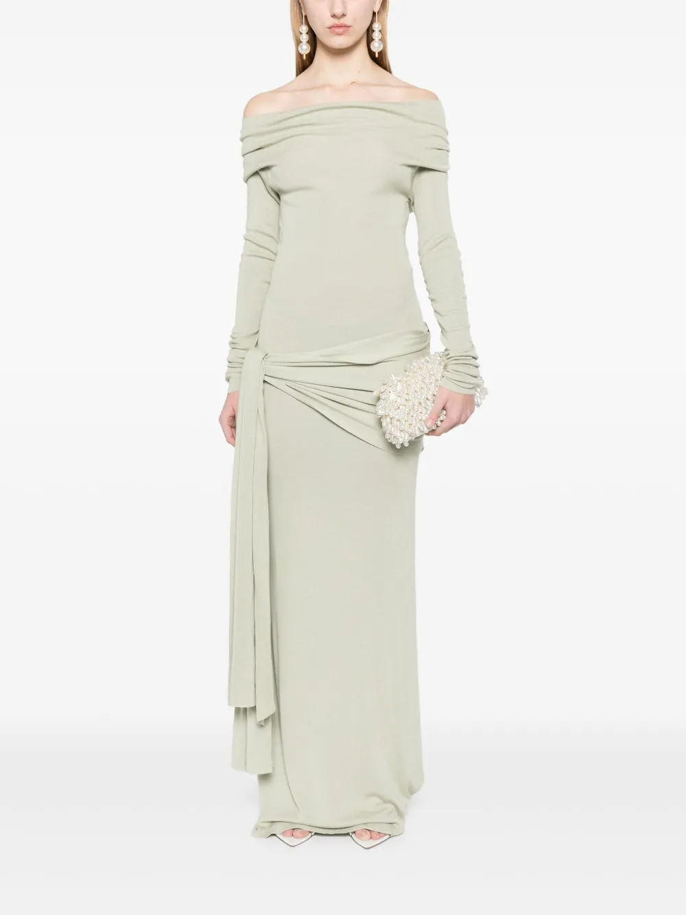 Aya Muse Kora maxi-jurk - Groen
