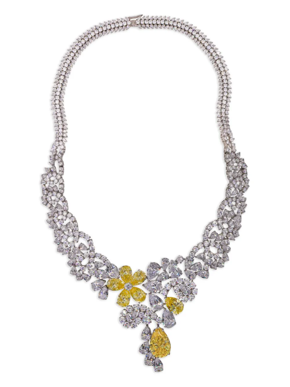Juwelina Paris Coeur De Fleur ネックレス - イエロー Juwelina Paris Coeur De Fleur ネックレス - イエロー