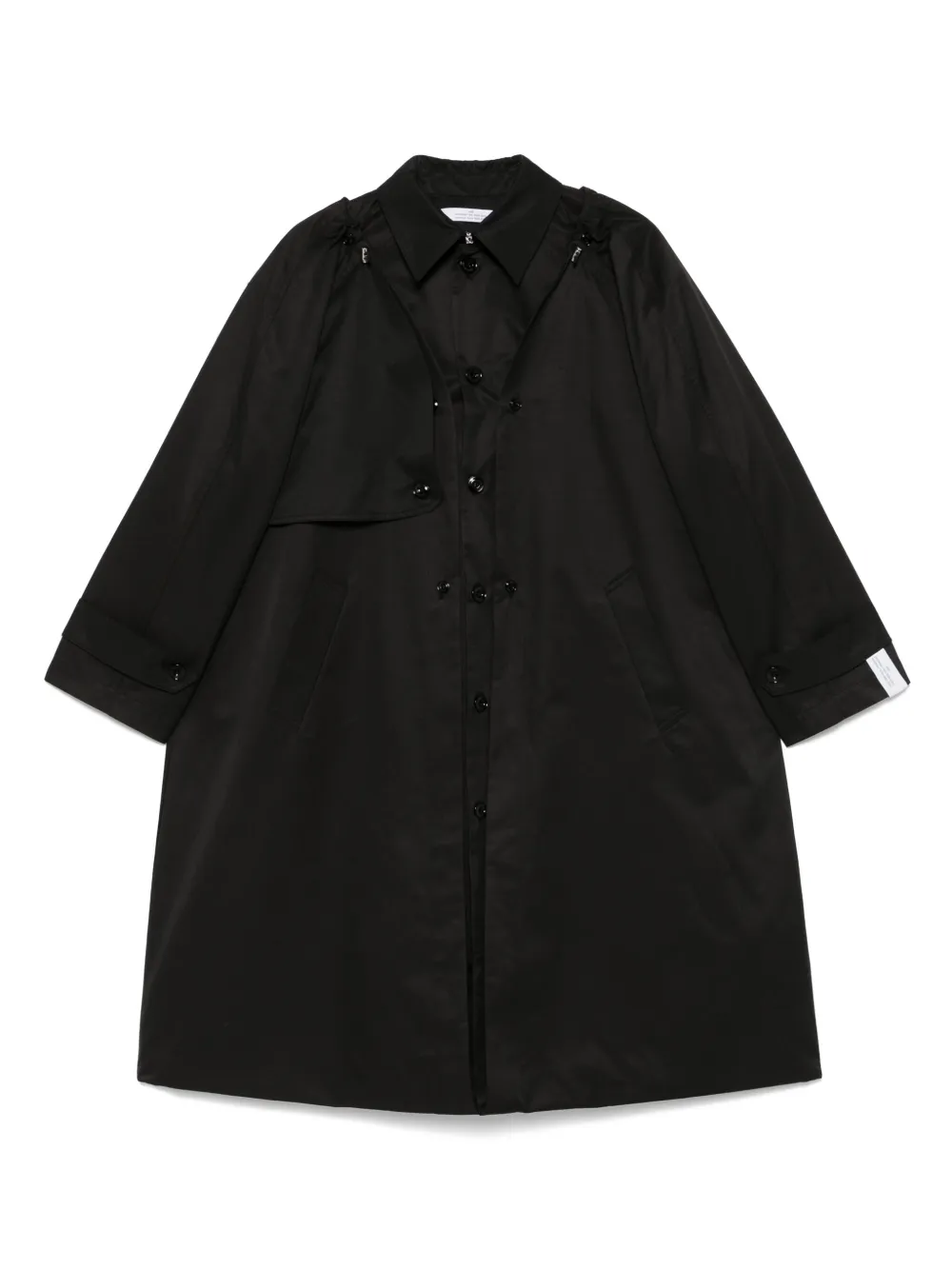Rokh button-up coat | Black | Image 1
