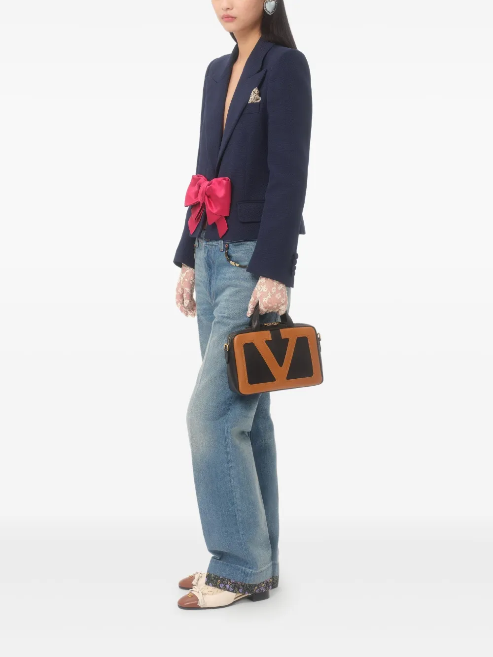 Valentino Garavani Viva Superstar shopper Zwart