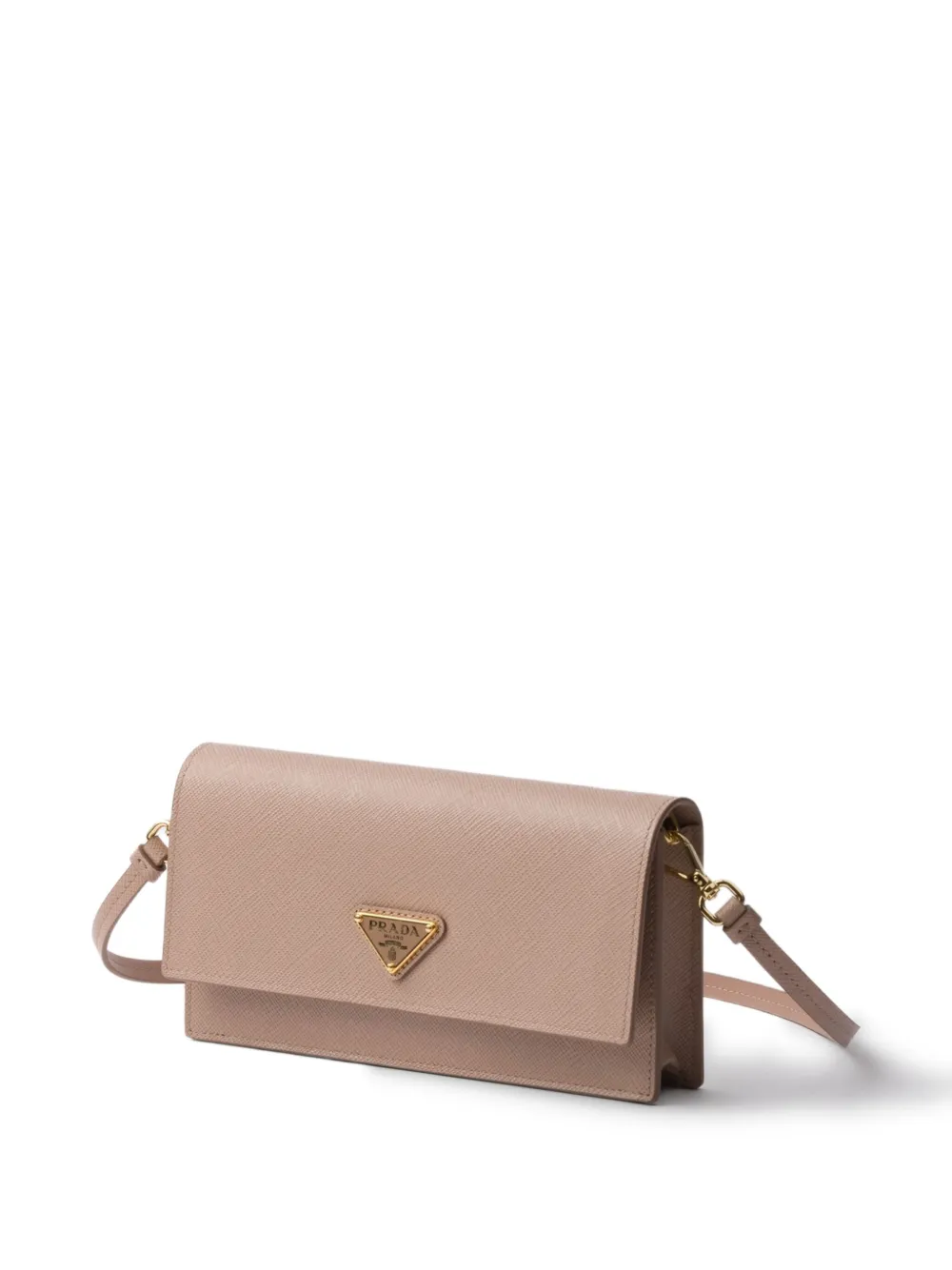 Shop Prada Logo Plaque Satchel Bag In Rosa