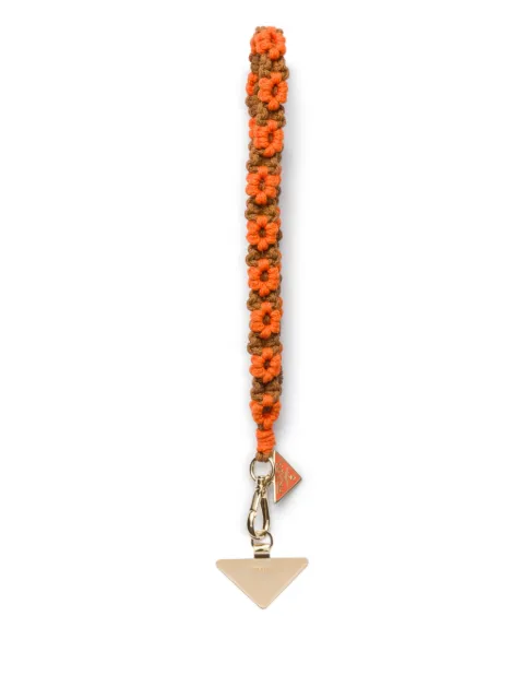 Prada crochet phone wristlet