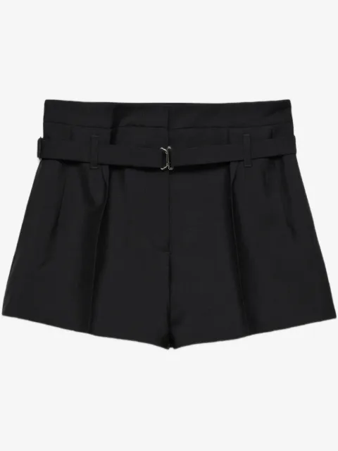 Prada belted shorts